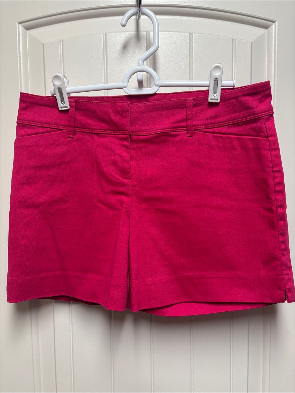 The Limited Hot Pink Stretch Bermuda Shorts